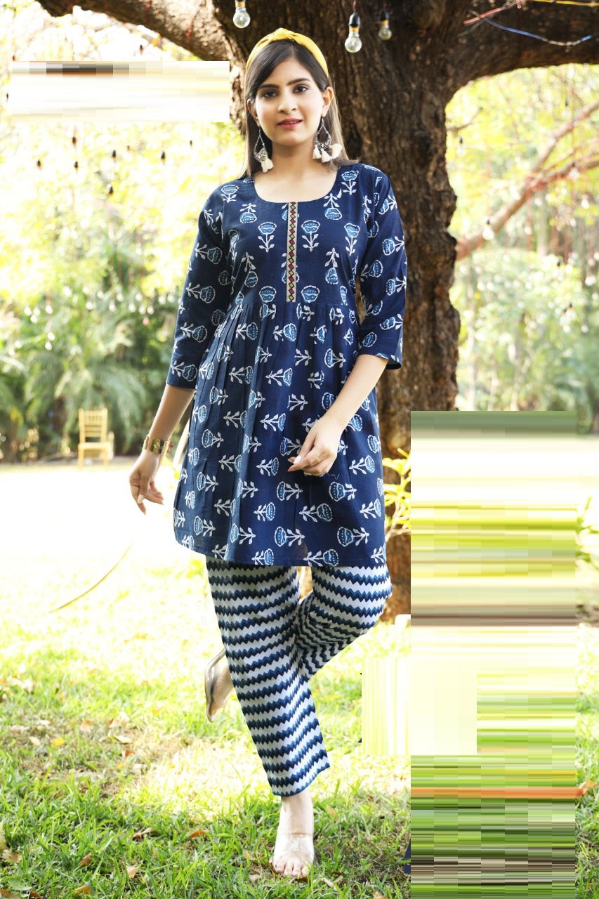Veera Classic Ethnic Wear Designer Cotton Printed Latest Kurti Collection